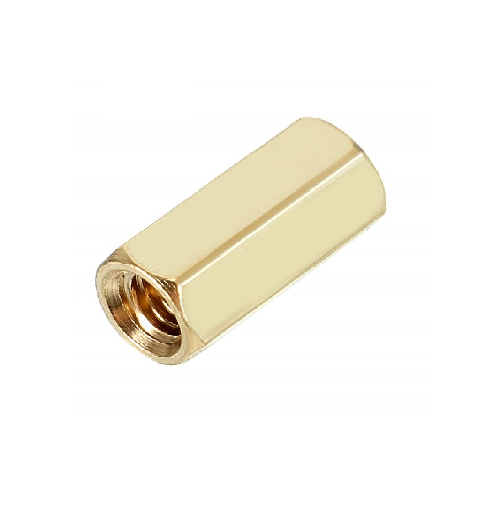 M5 X 10 Mm Female Female Brass Hex Threaded Pillar Standoff Spacer 12