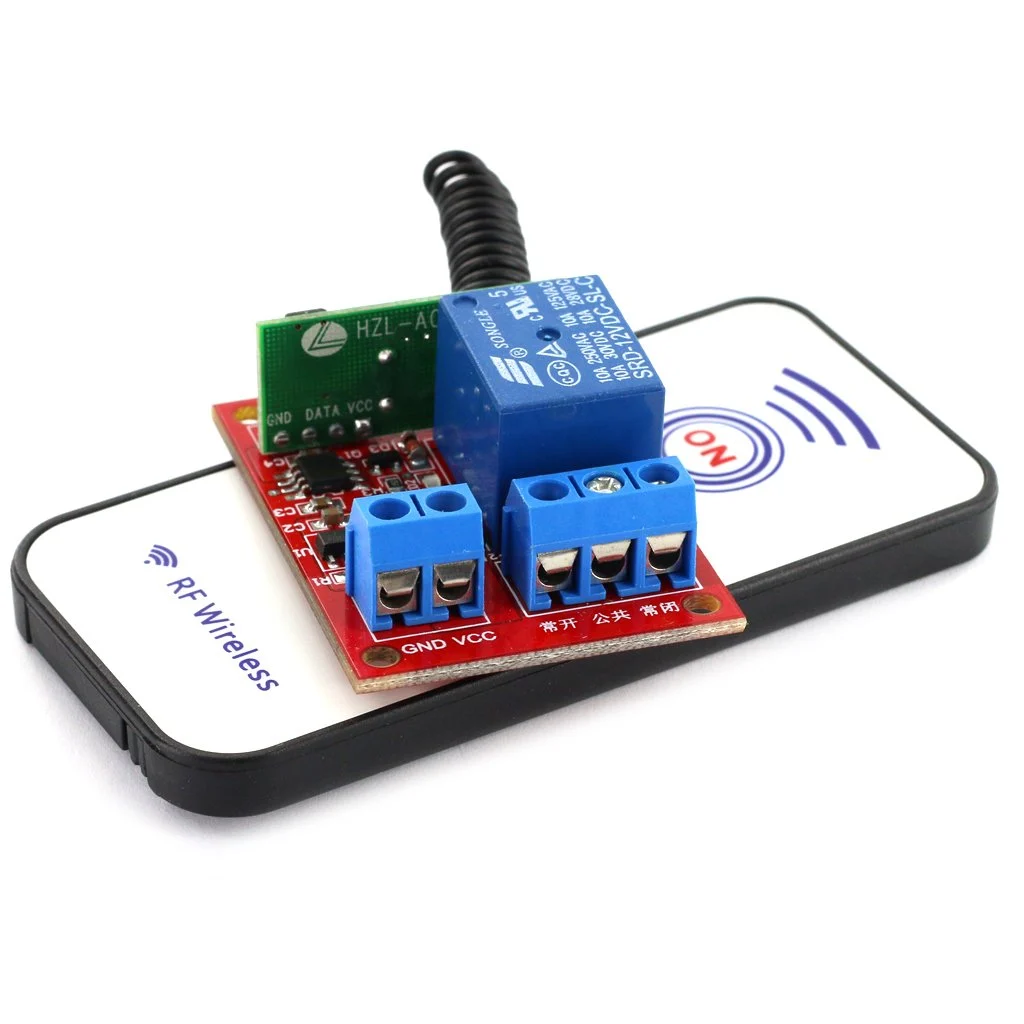 Generic 12V One Channel RF Wireless Relay Module with Remote Control 5