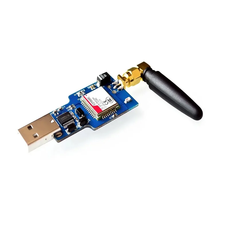 USB to GSM Serial GPRS SIM800C Module with Bluetooth Computer Control Calling with Glue Stick Antenna 2