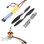 A2212 1400KV Brushless Motor for Drone with SimonK 30A ESC and 1045 Propeller Set