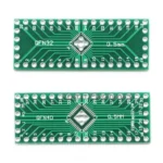 QFN32 QFN40 SMD to DIP Adapter PCB Board-2Pcs.