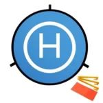 75cm Diameter Fast-fold Landing Pad/ Helipad for RC Drone