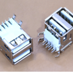 Double USB Type A Female Solder Jacks Connector PCB Socket (Pack of 5)