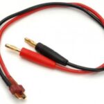 SafeConnect Nylon T-Connector Male to Banana Connector Charge Adapter Cable