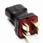 SafeConnect Nylon T-Connector Harness for Series Connection Battery Adapter Lead (2M-1F)