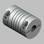 Flexible coupling OD:25mm x L:32mm Bore:6x8mm (ZRB-25×32)