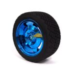 83MM Large Robot Smart Car Wheel, 35MM Width Surface- Blue