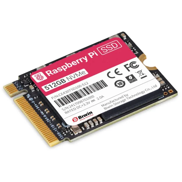 Raspberry Pi Official High Quality SSD Card- 512gb